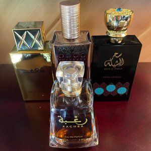 Four bottles of Perfume: